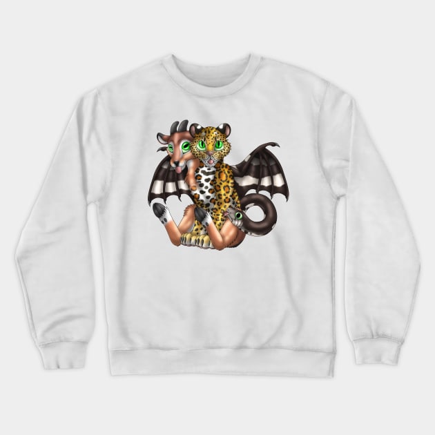 Chimera Cubs: Leopard Crewneck Sweatshirt by spyroid101